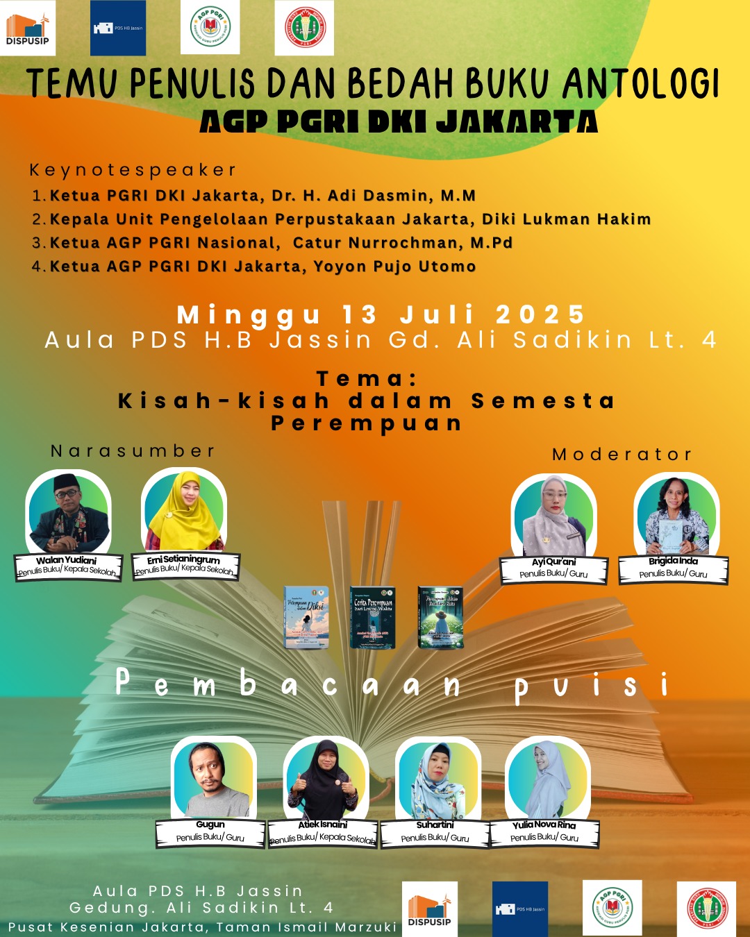 Temu Penulis Dan Bedah Buku Antologi AGP PGRI DKI Jakarta