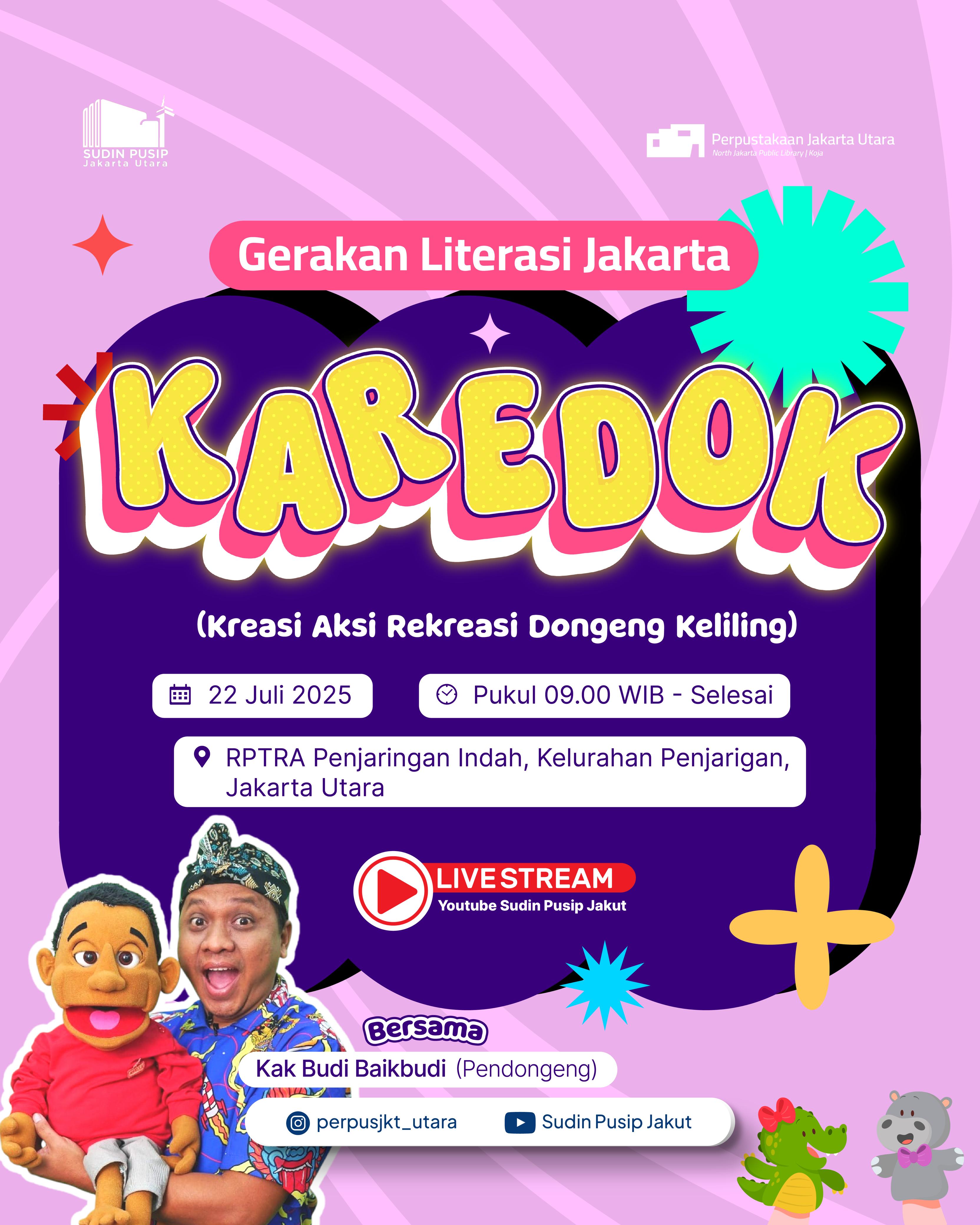 KAREDOK (Kreasi Aksi Rekreasi Dongeng Keliling)