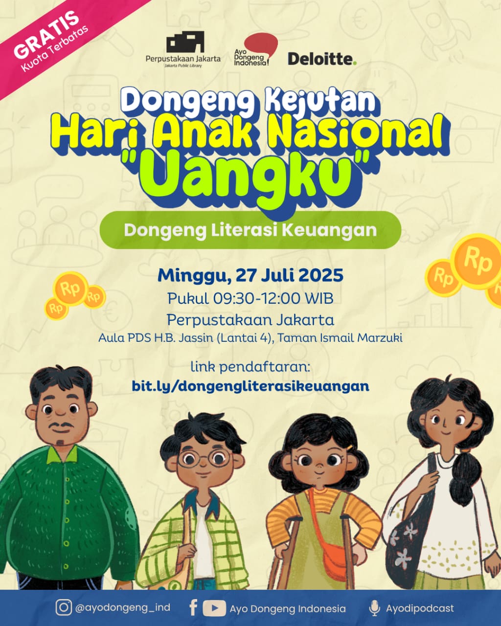 Dongeng Kejutan Hari Anak Nasional "Uangku" : Dongeng Literasi Keuangan
