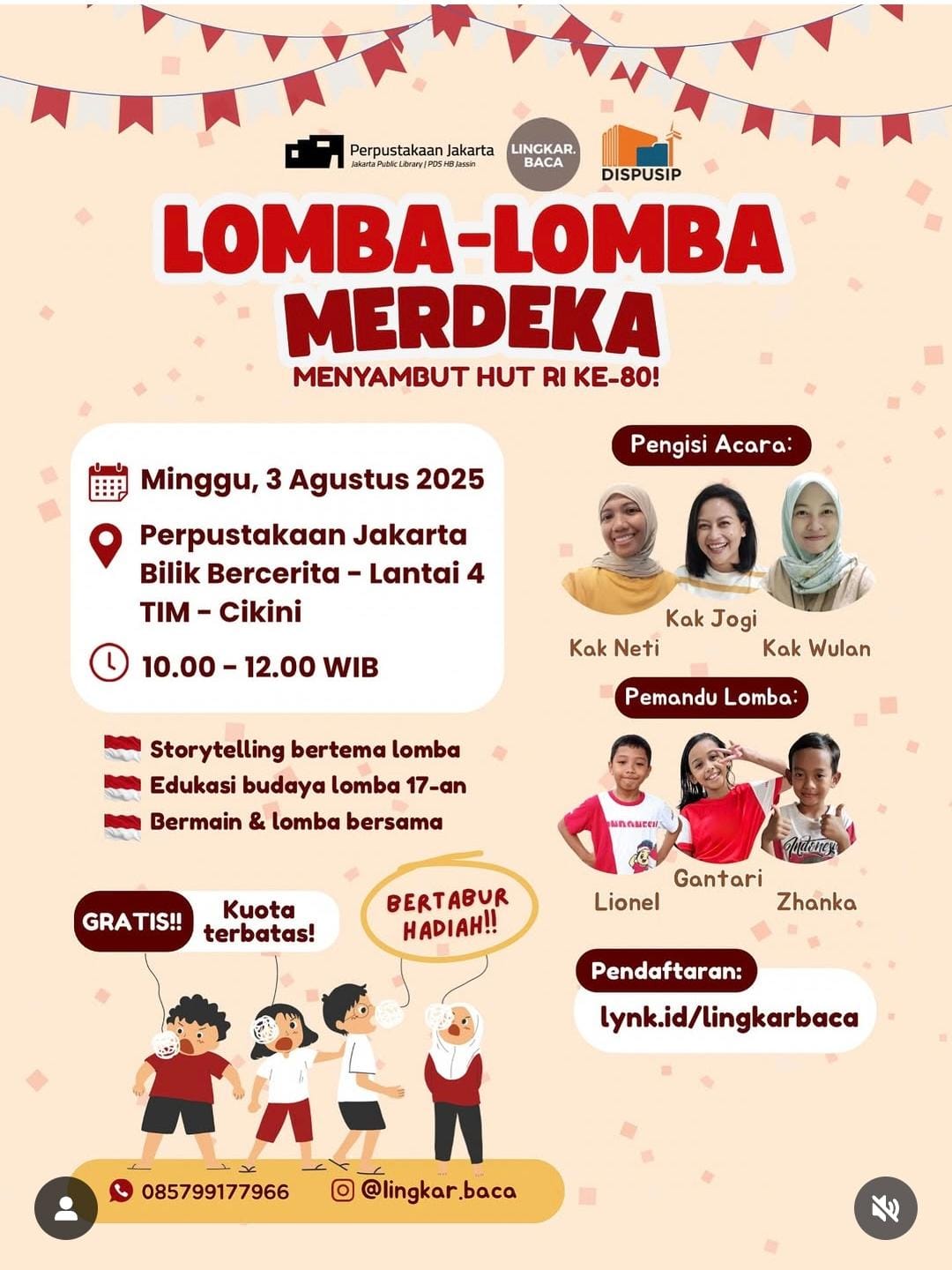 Lomba-lomba Merdeka Bersama Lingkar Baca