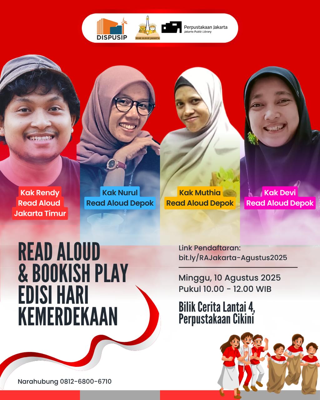 Read Aloud And Bookish Play Edisi Hari Kemerdekaan