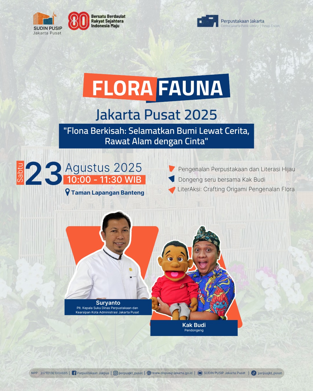 Flora Fauna Jakarta Pusat 2025