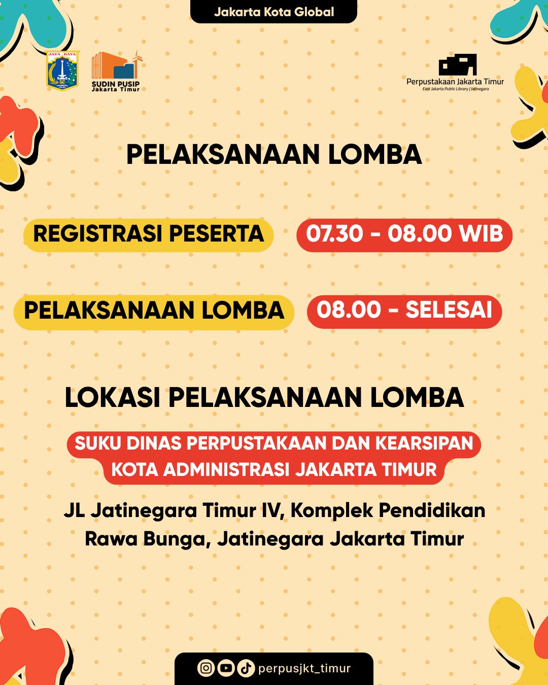 Lomba Literasi Berjenjang HANJABA Kota Administrasi Jakarta Timur Tahun 2025