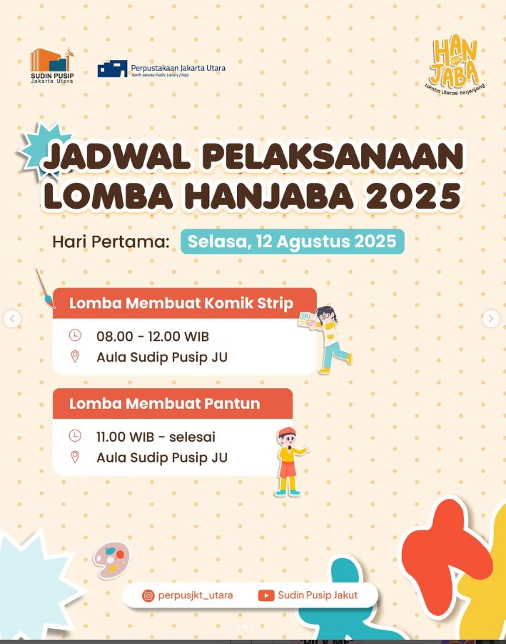 Hari Anak Jakarta Membaca Kota Administrasi Jakarta Utara