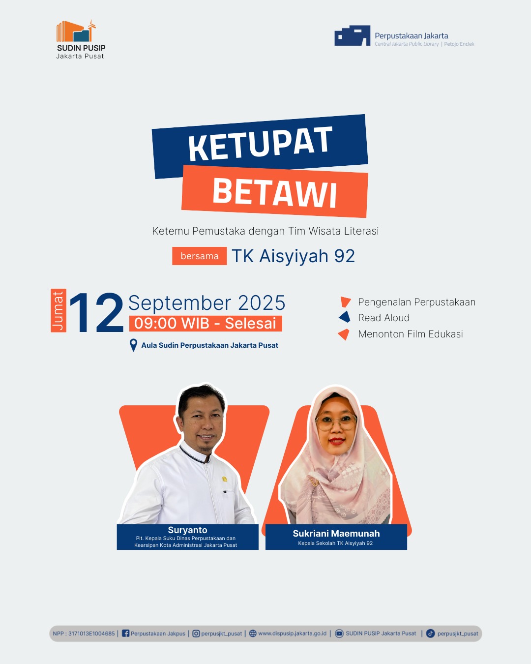 Ketupat Betawi Bersama TK Aisyiyah 92 Di Perpustakaan Jakarta Pusat