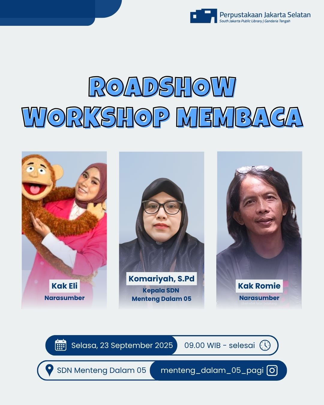 Roadshow Workshop Membaca Di SDN Menteng Dalam 05