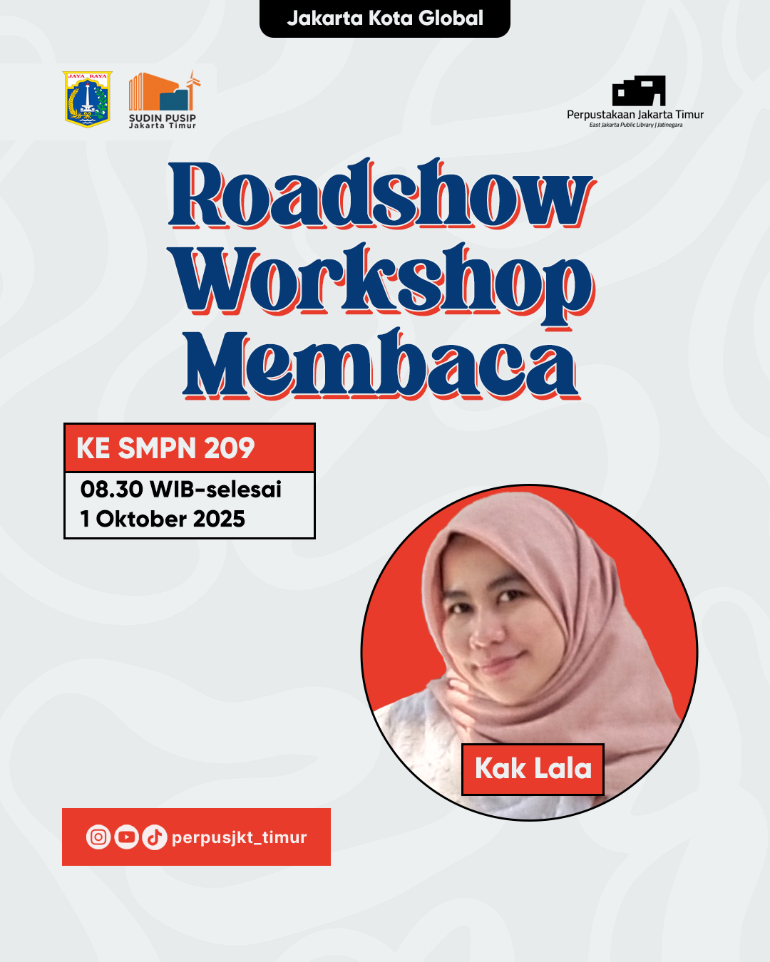 Roadshow Workshop Membaca Ke SMP Negeri 209 Jakarta