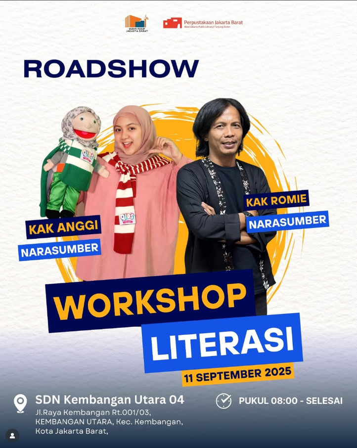 Roadshow Workshop Literasi Di SDN Kembangan Utara 04