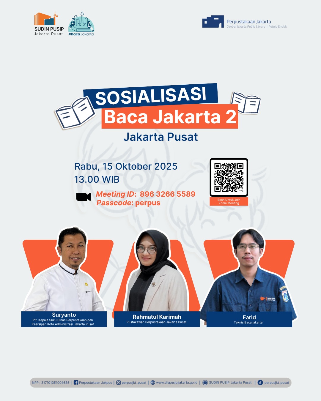 Sosialisasi Baca Jakarta Tahap II Tahun 2025