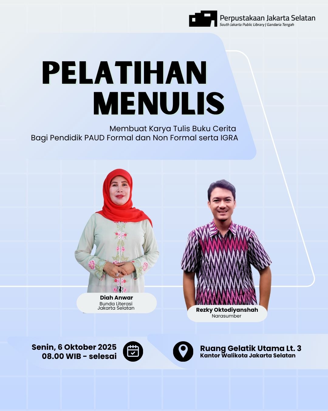 Pelatihan Menulis: Membuat Karya Tulis Buku Cerita Bagi Pendidik PAUD Formal Dan Non Formal Serta IGRA