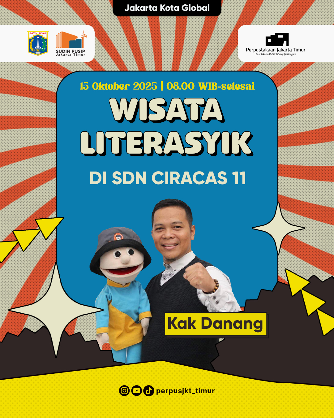Wisata LiterAsyik Ke SDN Ciracas 11