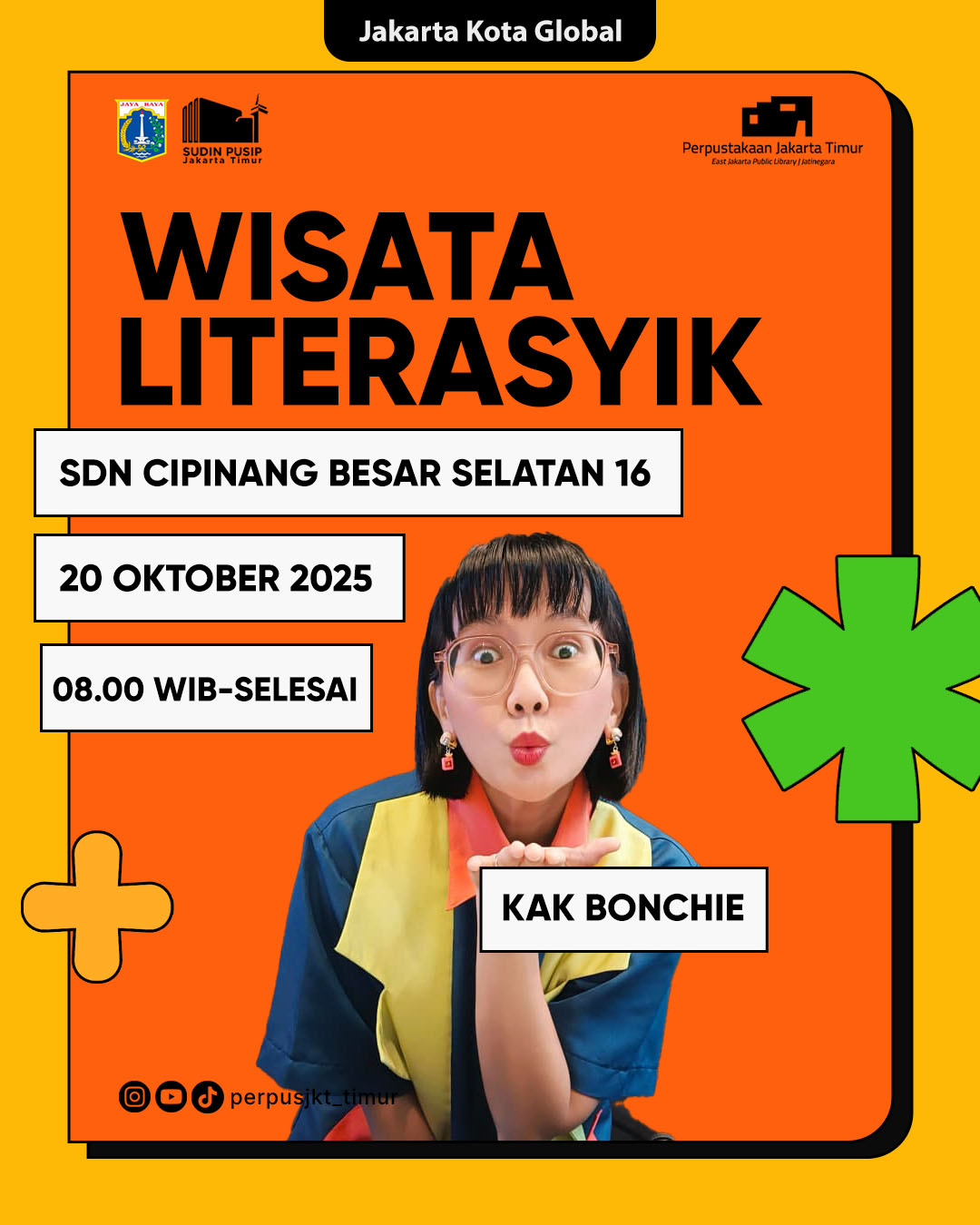 Wisata LiterAsyik Ke SDN Cipinang Besar Selatan 16