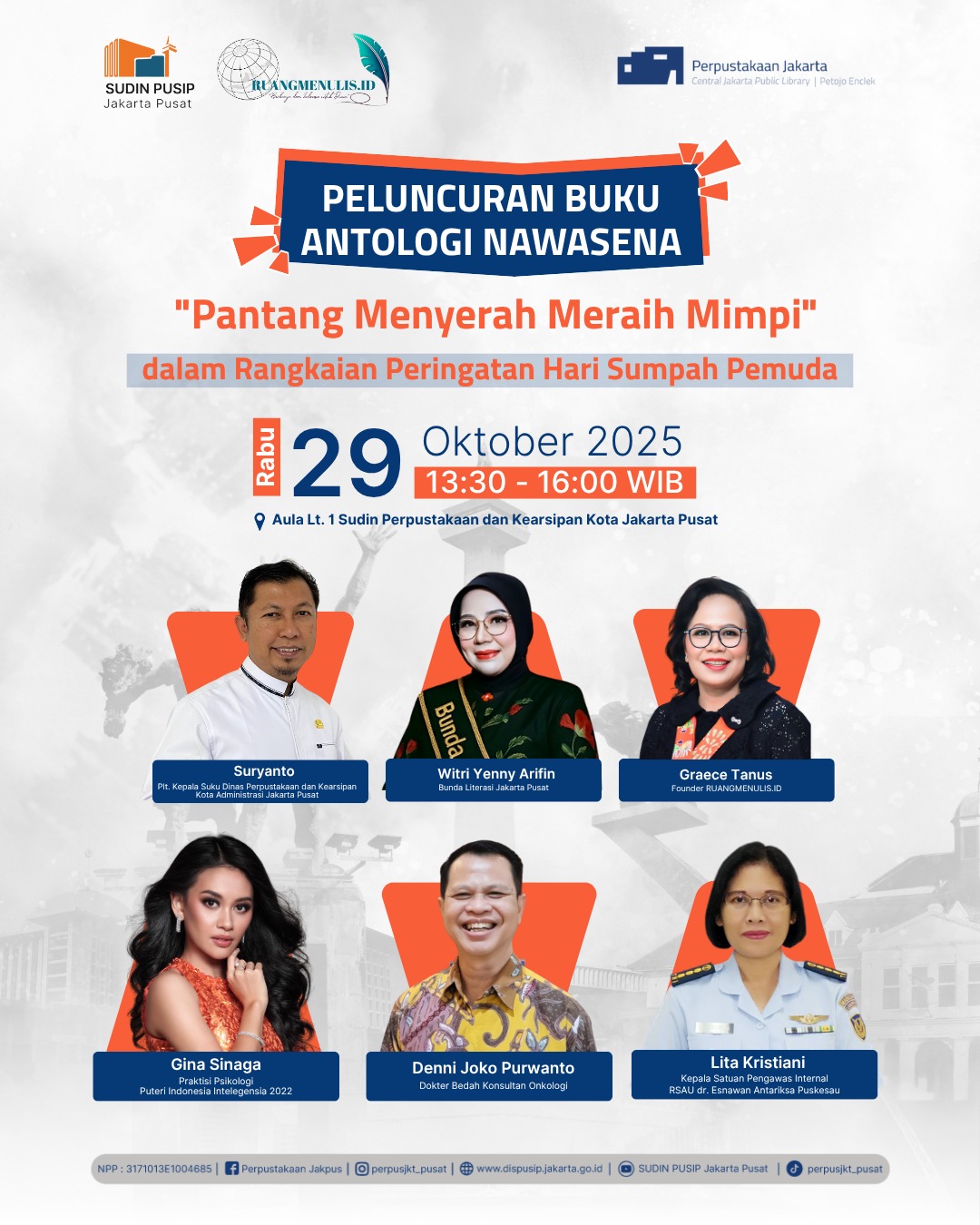 Peluncuran Buku Antologi Nawasena "Pantang Menyerah Meraih Mimpi"