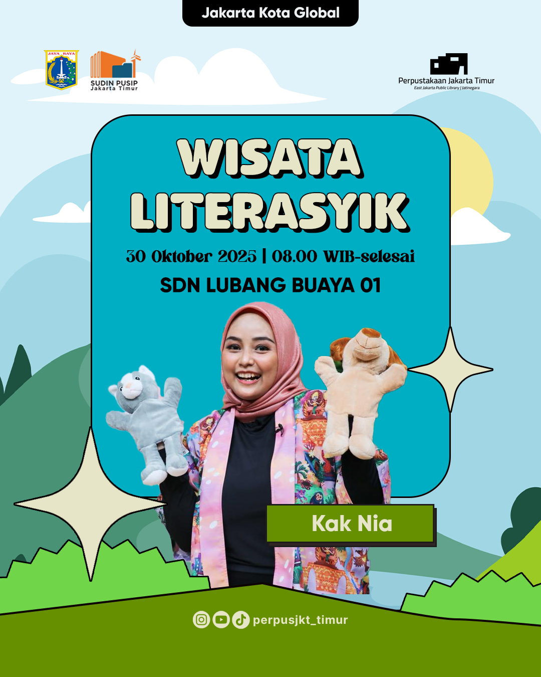 Wisata LiterAsyik Ke SDN Lubang Buaya 01