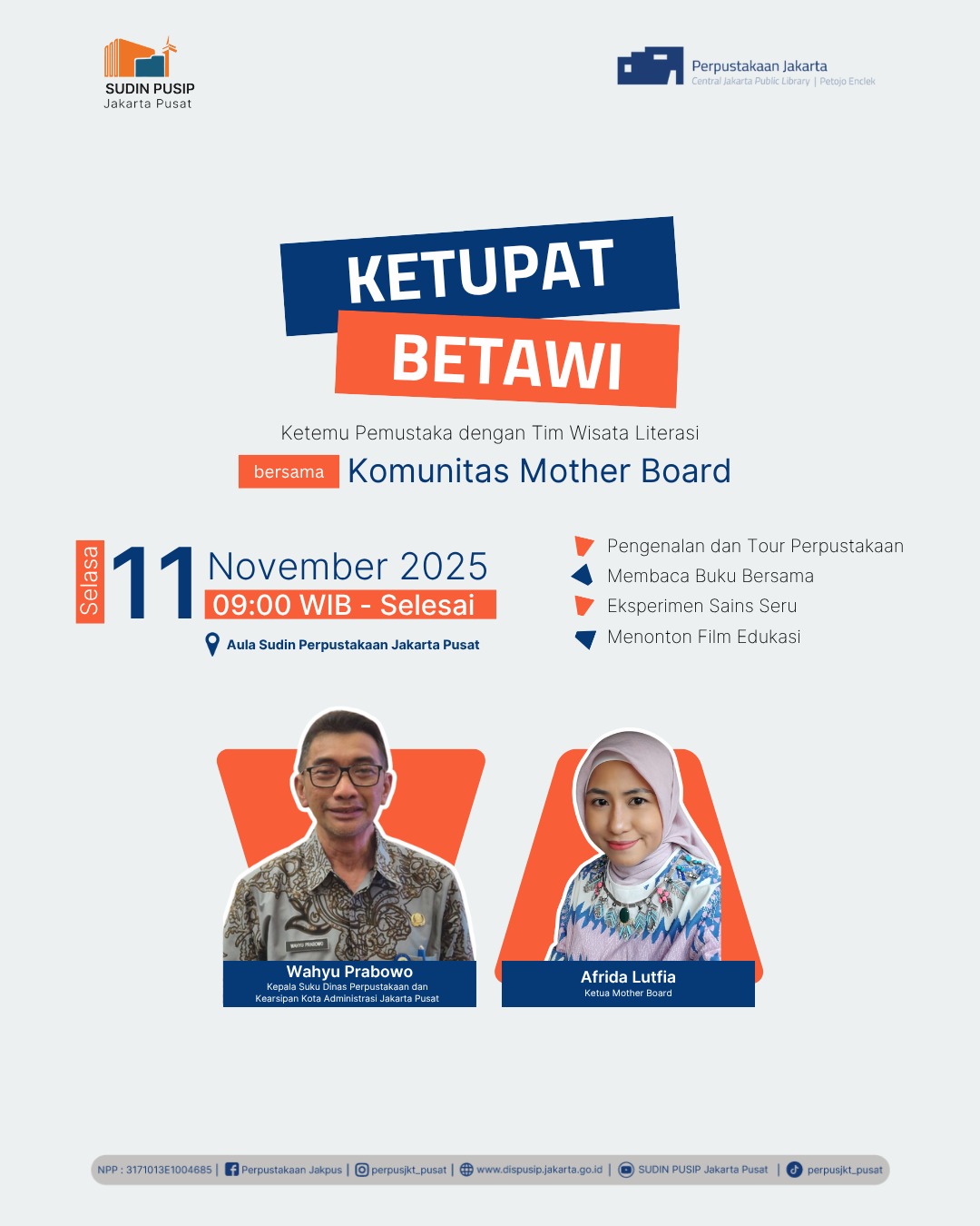 Ketupat Betawi Bersama Komunitas Mother Board Di Perpustakaan Jakarta Pusat