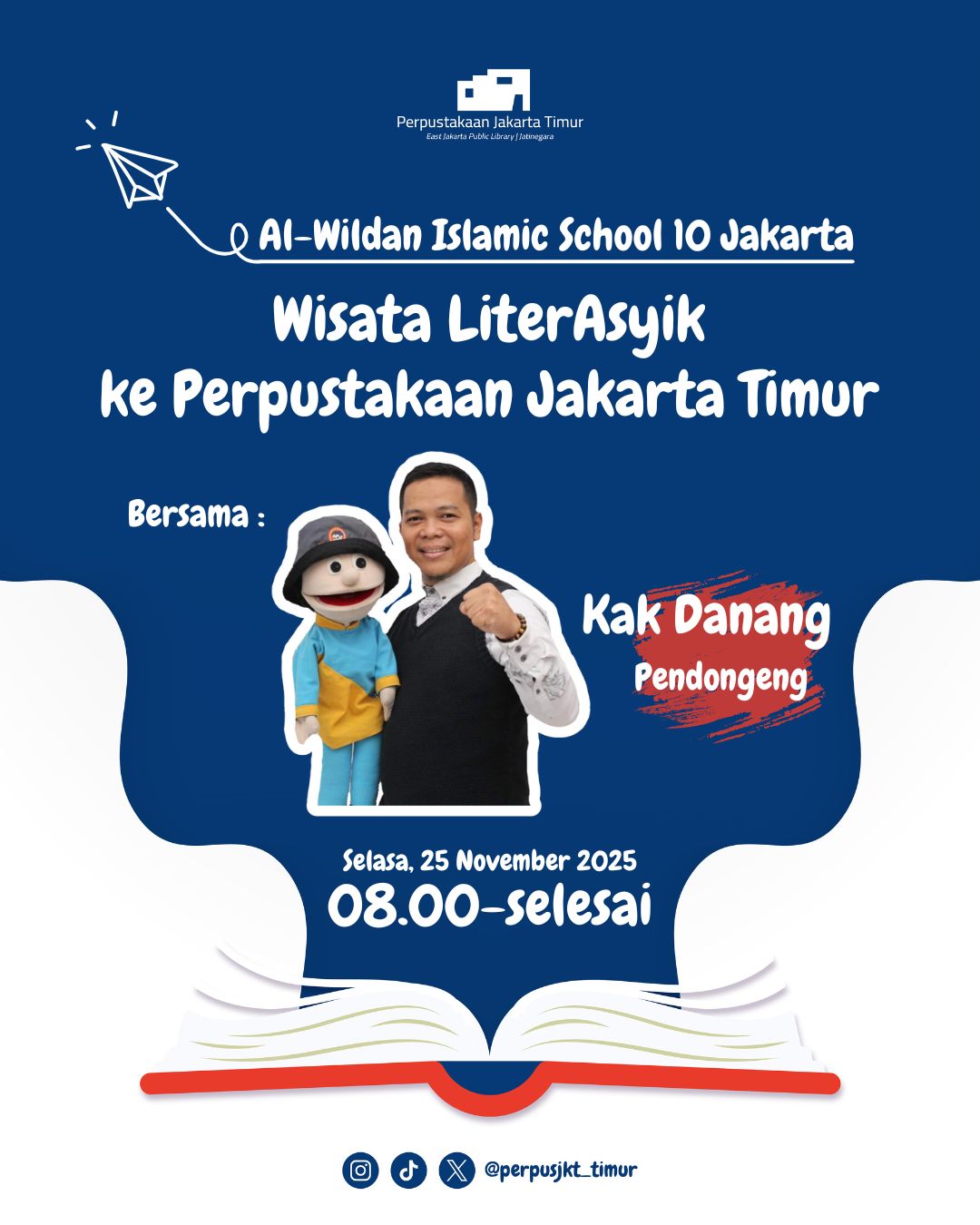 Wisata LiterAsyik Ke Perpustakaan Jakarta Timur Bersama Al-Wildan Islamic School 10 Jakarta