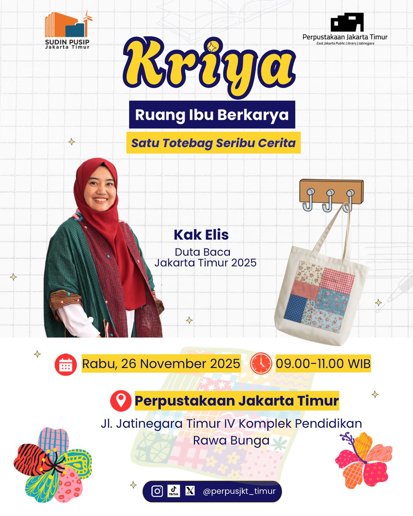 Kriya : Ruang Ibu Berkarya Bersama Duta Baca Jakarta Timur