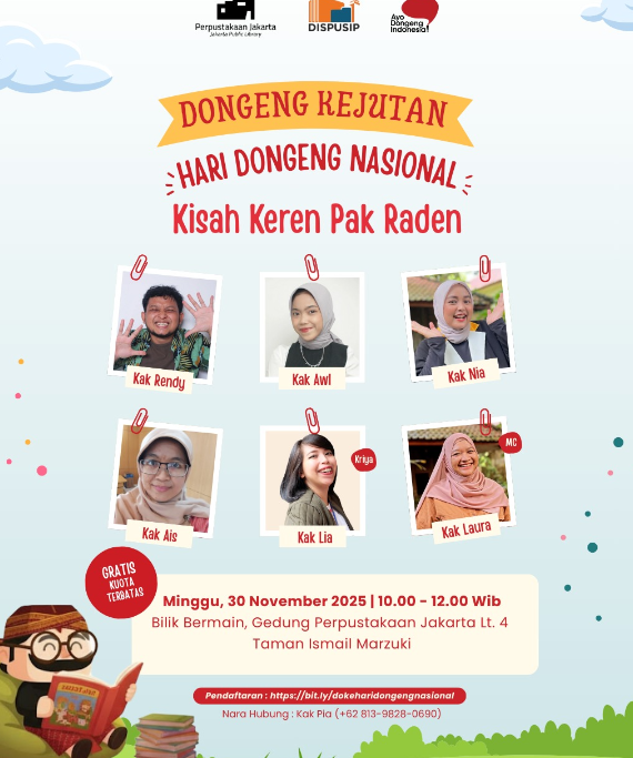 Hari Dongeng Nasional : Kisah Keren Pak Raden