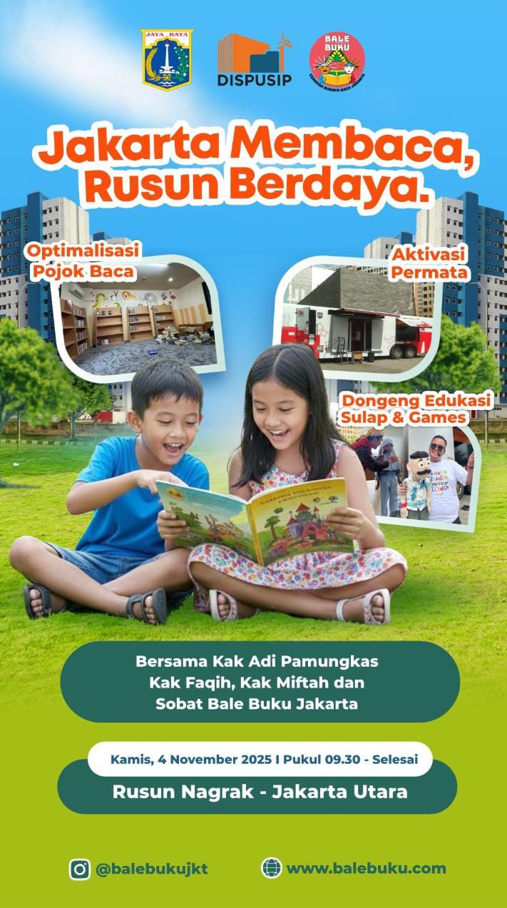 Optimalisasi Pojok Baca Dan Layanan Permata Di Rusun Nagrak