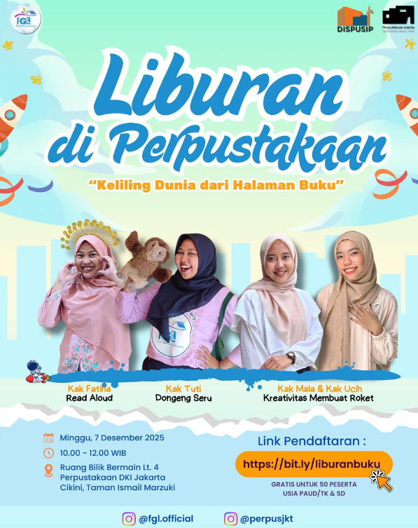 Liburan Di Perpustakaan : Keliling Dunia Dari Halaman Buku