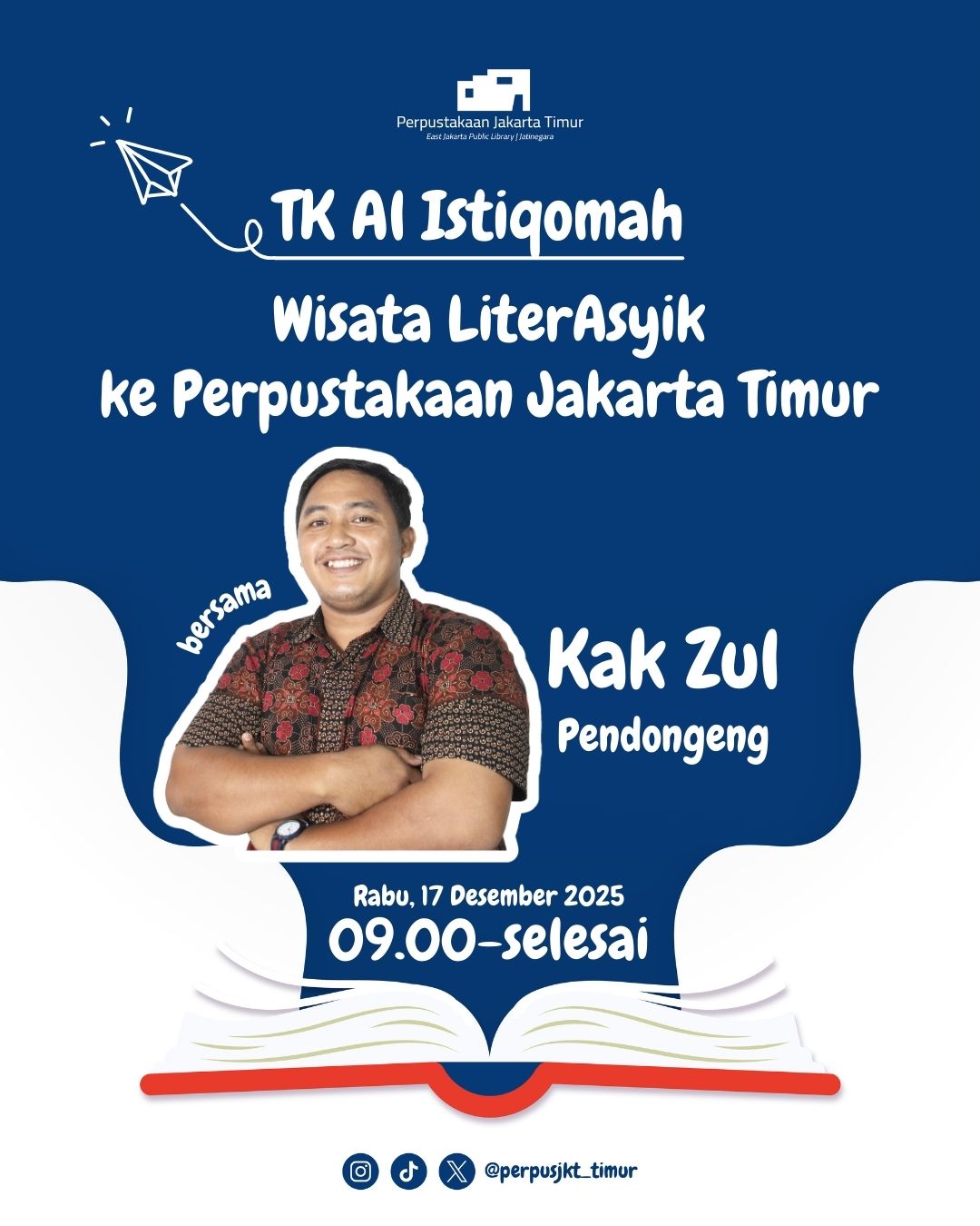 Wisata LiterAsyik Ke Perpustakaan Jakarta Timur Bersama TK Al Istiqomah
