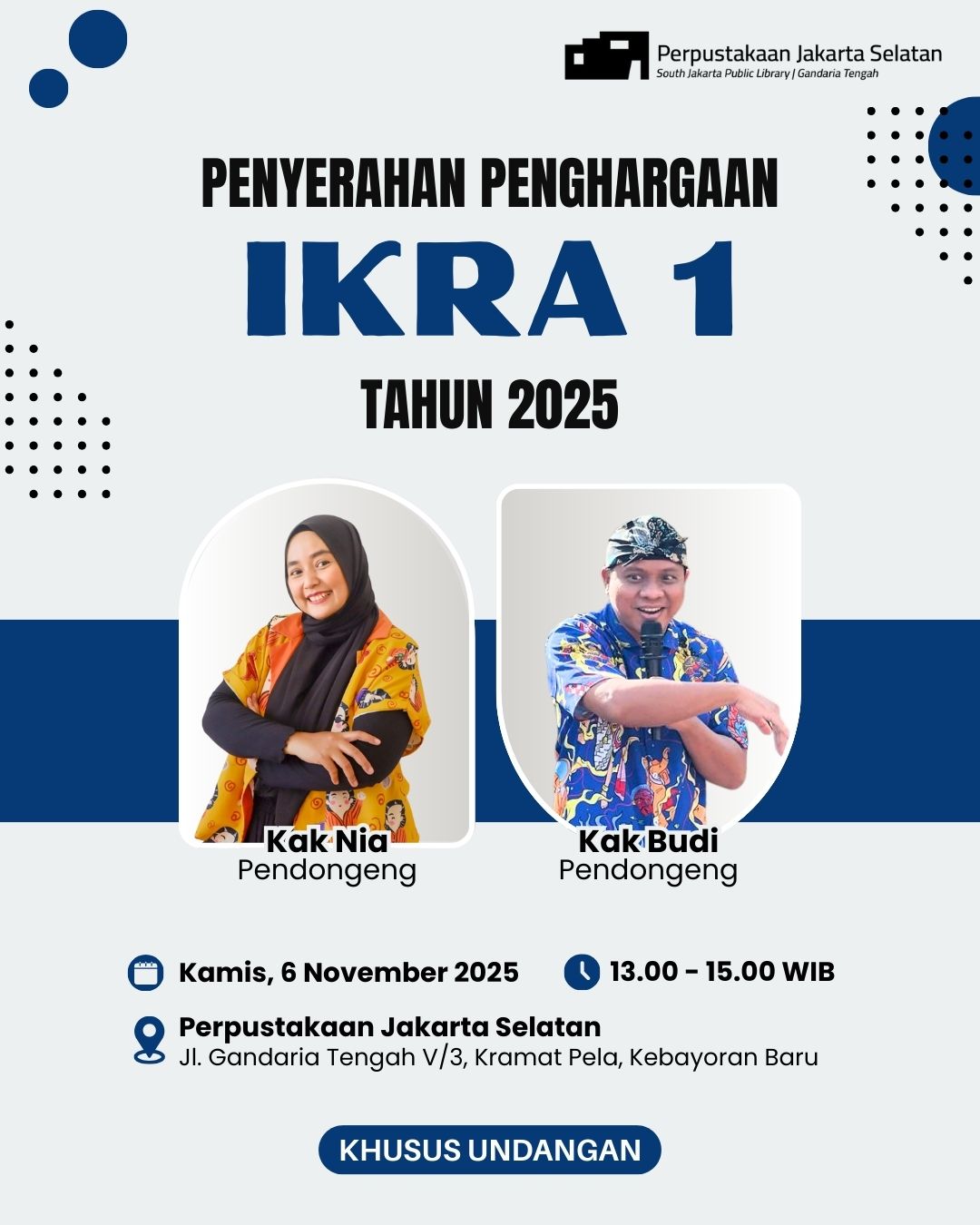 Penyerahan Penghargaan Inisiatif Keluarga Ringkas Aksara (IKRA) 1 TW 2 Tahun Anggaran 2025