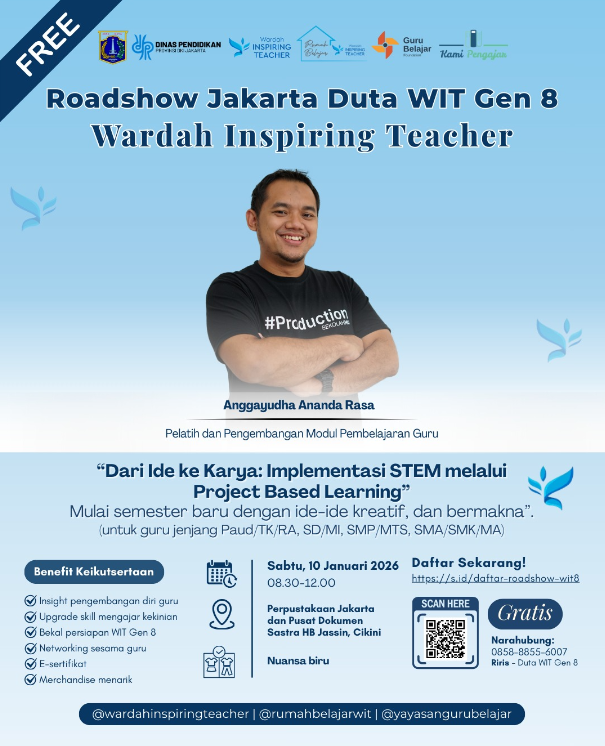 Roadshow Jakarta Duta WIT Gen 8 Wardah Inspiring Teacher