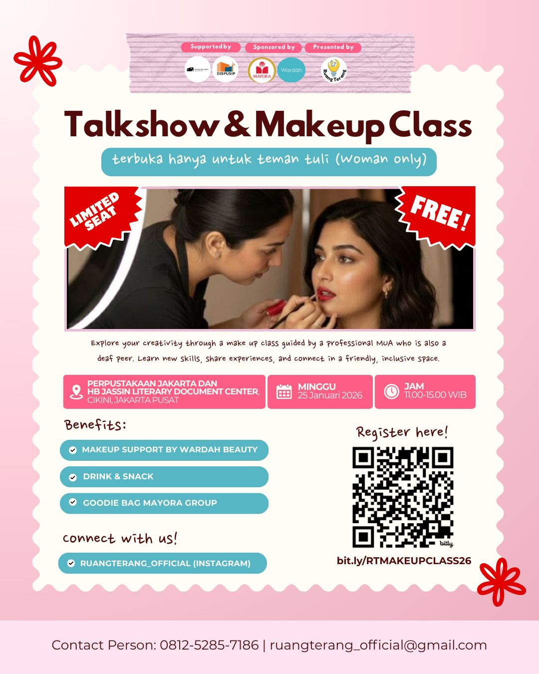 Makeup Class Bersama Teman Tuli