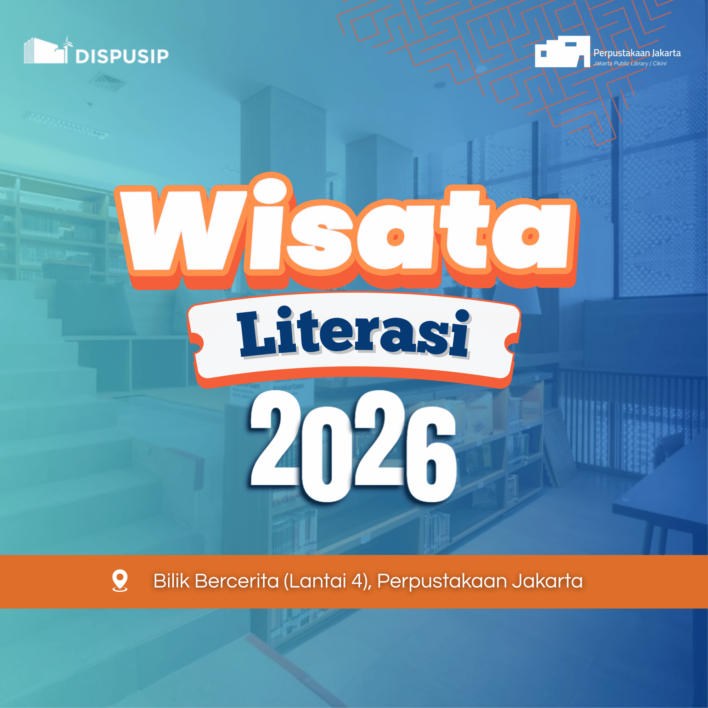 Kunjungan Literasi CDI School