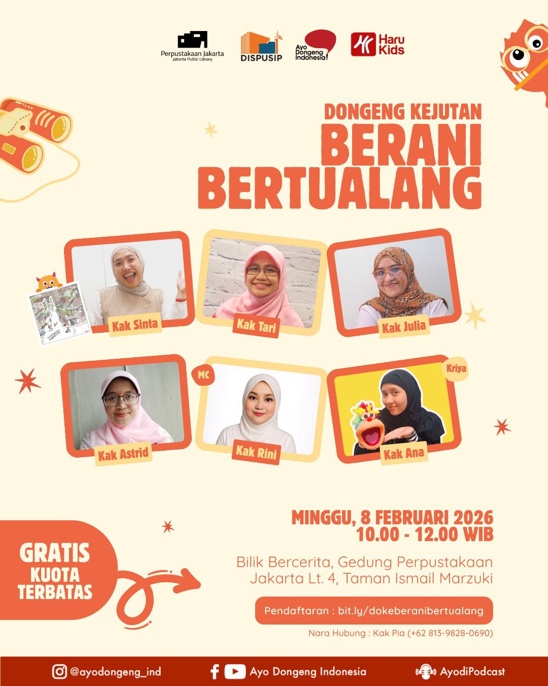 Dongeng Kejutan Berani Bertualang