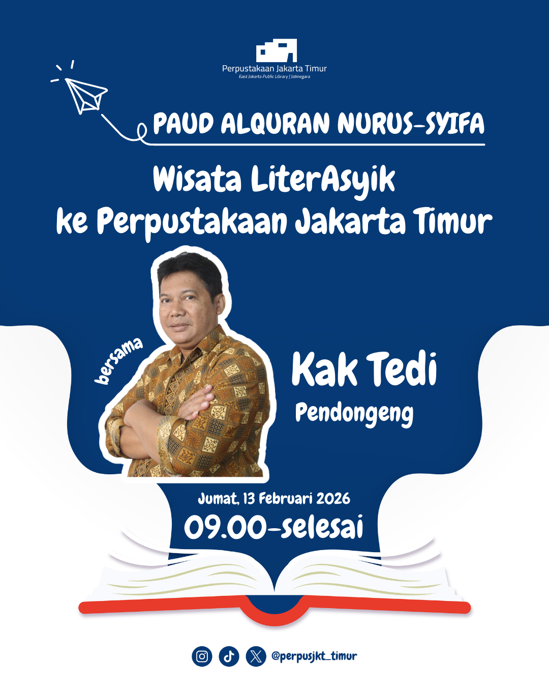 Wisata LiterAsyik Ke Perpustakaan Jakarta Timur Bersama PAUD Alquran Nurus-Syifa