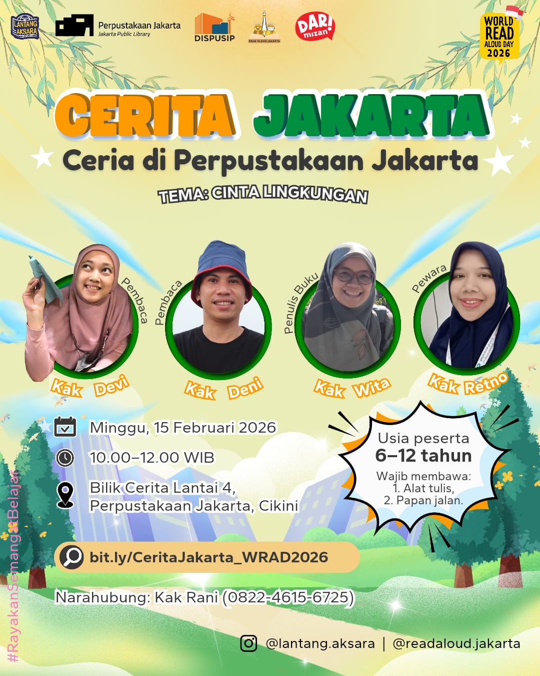 Ceria Di Perpustakaan Jakarta : Cinta Lingkungan