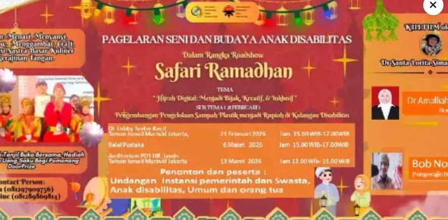Safari Ramadan: Pagelaran Seni Dan Budaya Anak Disabilitas