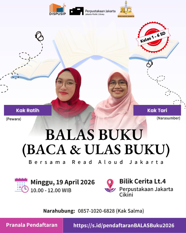Balas Buku : Baca Dan Ulas Buku Bersama Read Aloud Jakarta