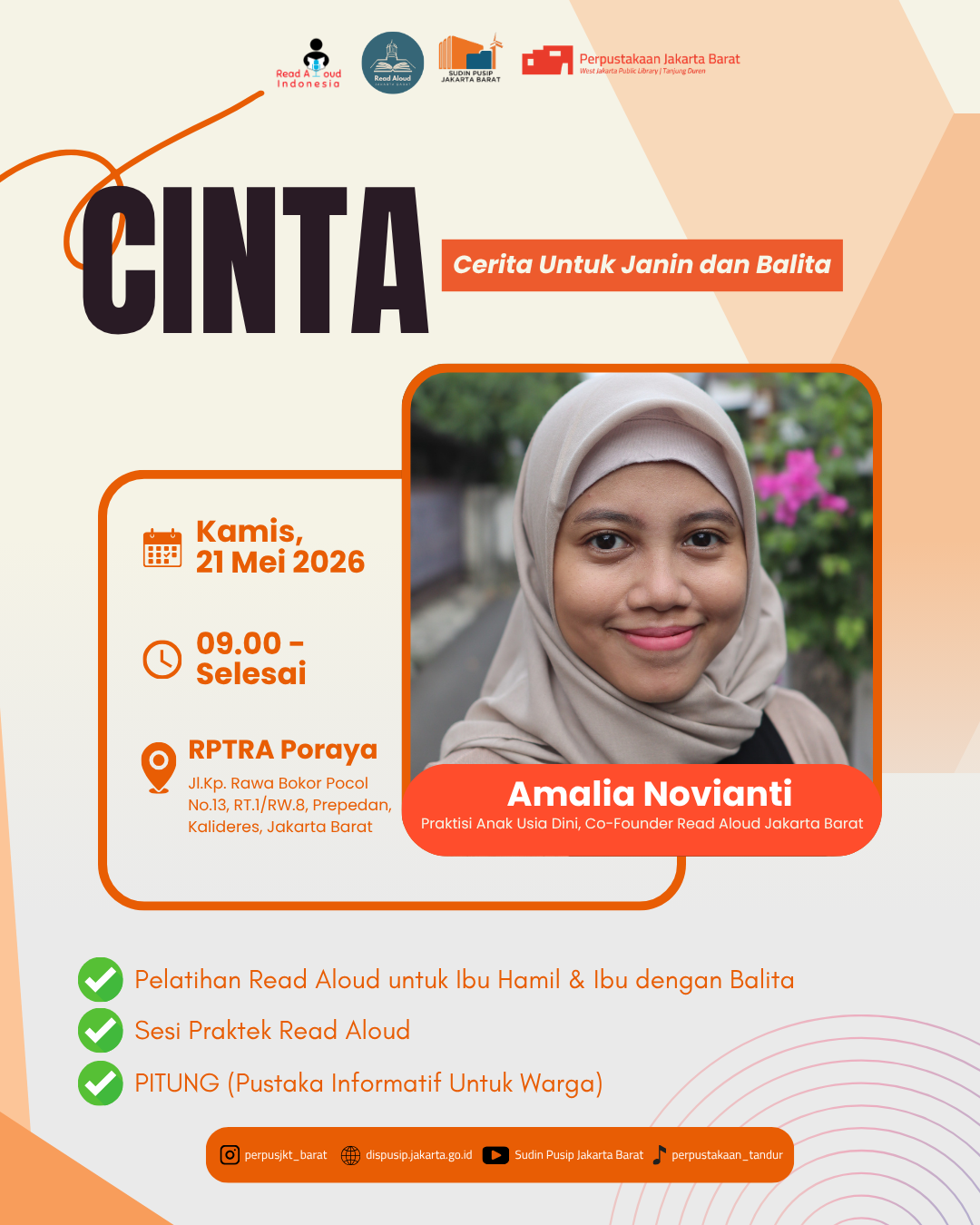 Cinta "Cerita Untuk Janin Dan Balita" Di RPTRA Poraya