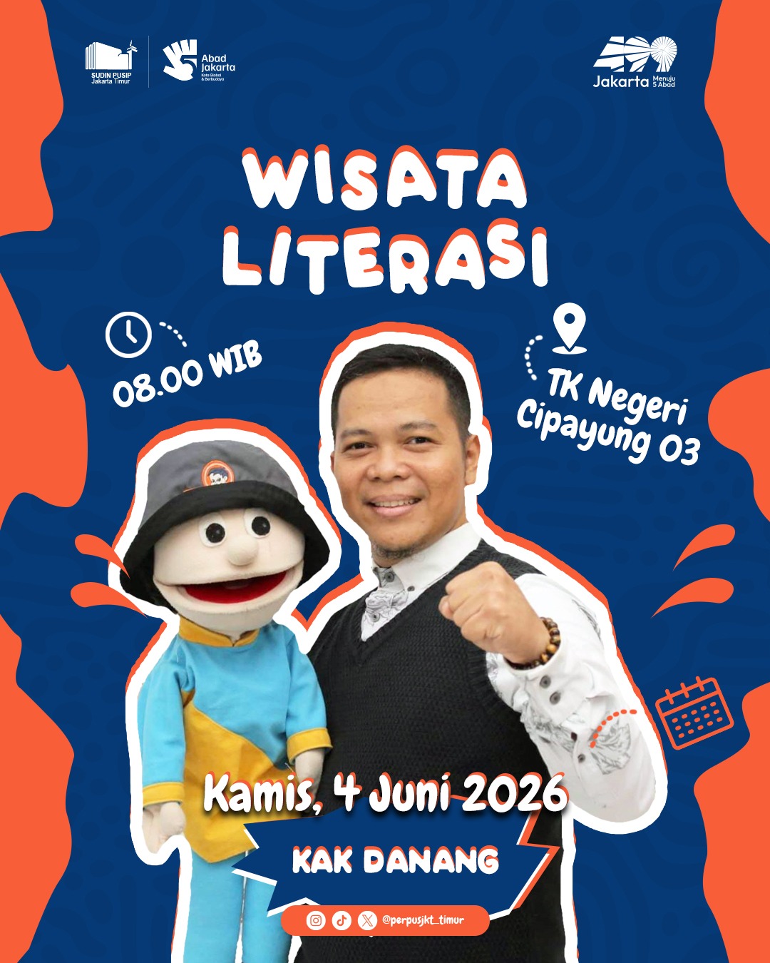Wisata Literasi Ke TK Negeri Cipayung 03