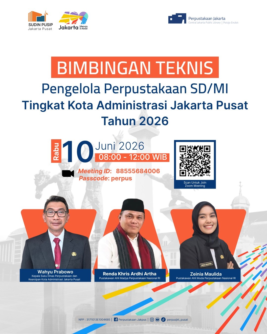 Bimbingan Teknis Pengelola Perpustakaan SD/MI Tingkat Kota Administrasi Jakarta Pusat