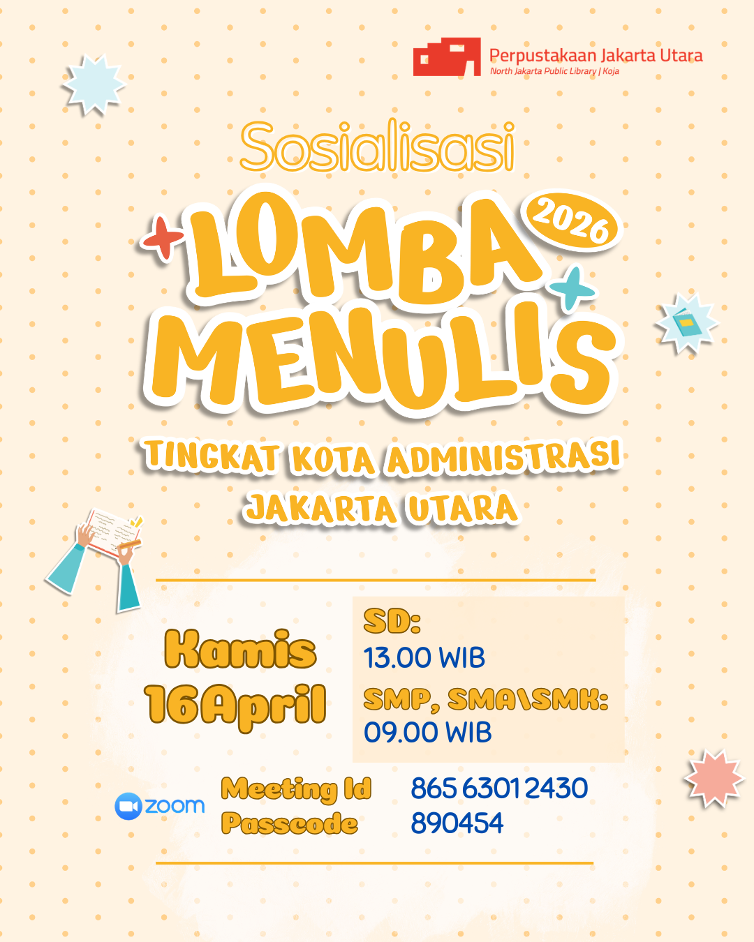 Sosialisasi Lomba Menulis