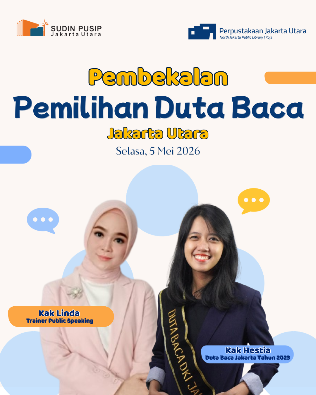Pembekalan Duta Baca Jakarta Utara