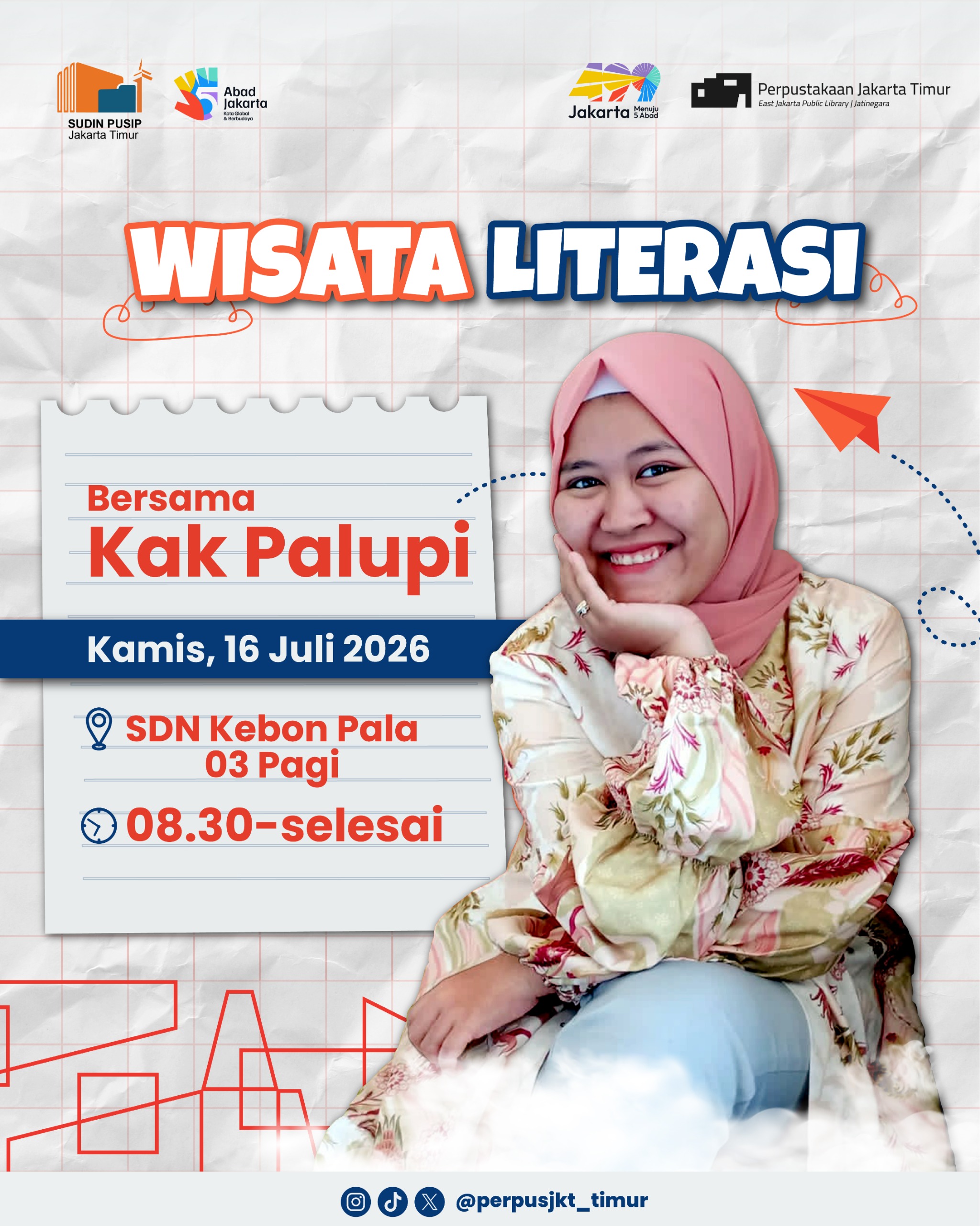 Wisata Literasi Ke SDN Kebon Pala 03