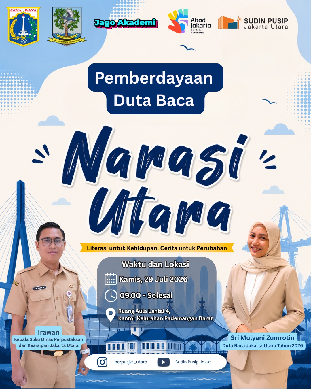 Narasi Utara (Pemberdayaan Duta Baca Jakarta Utara)