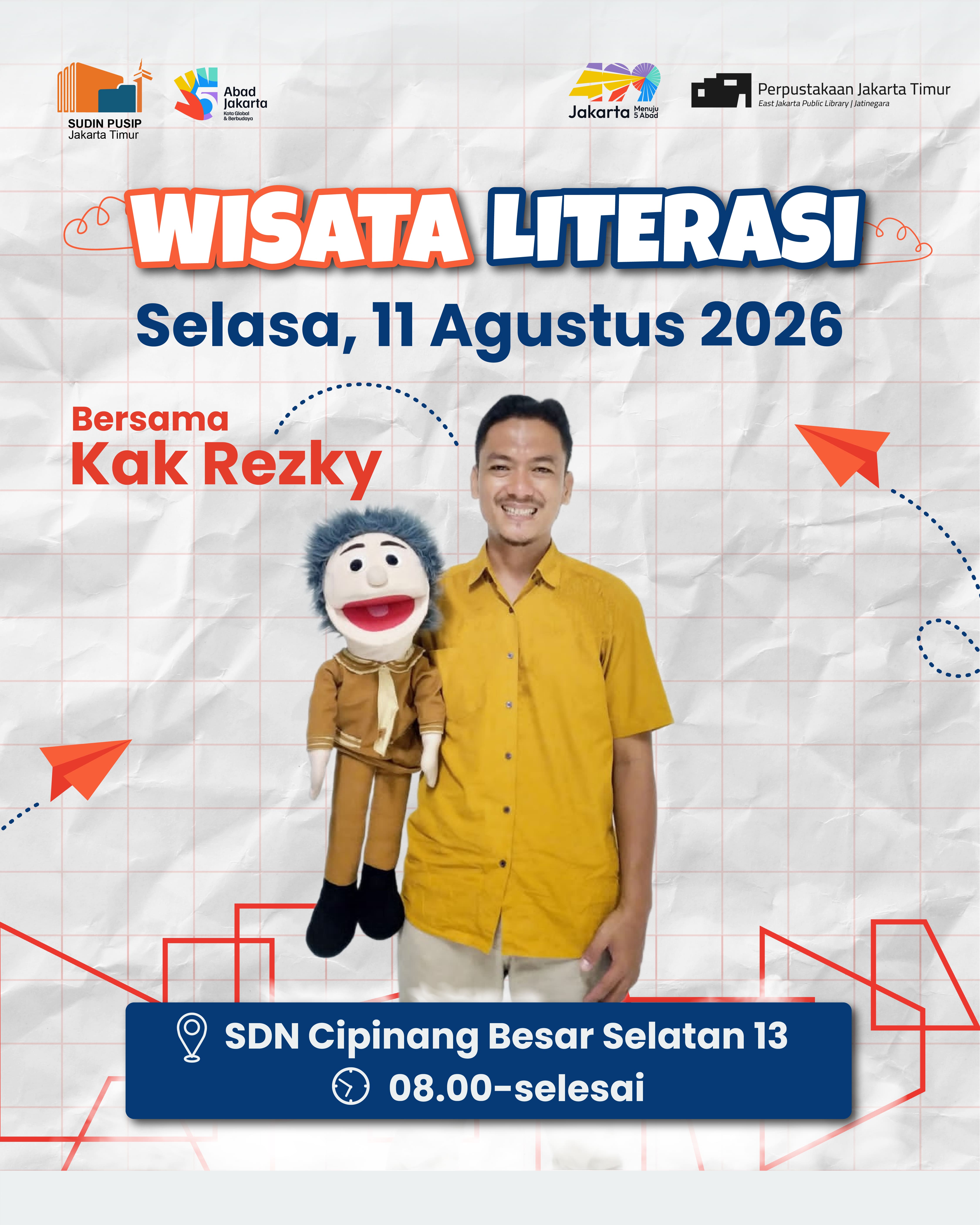 Wisata Lietrasi Ke SDN Cipinang Besar Selatan 13