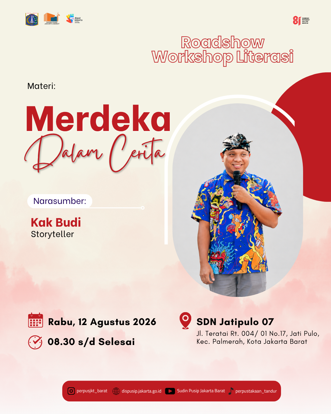 Roadshow Workshop Literasi "Merdeka Dalam Cerita"