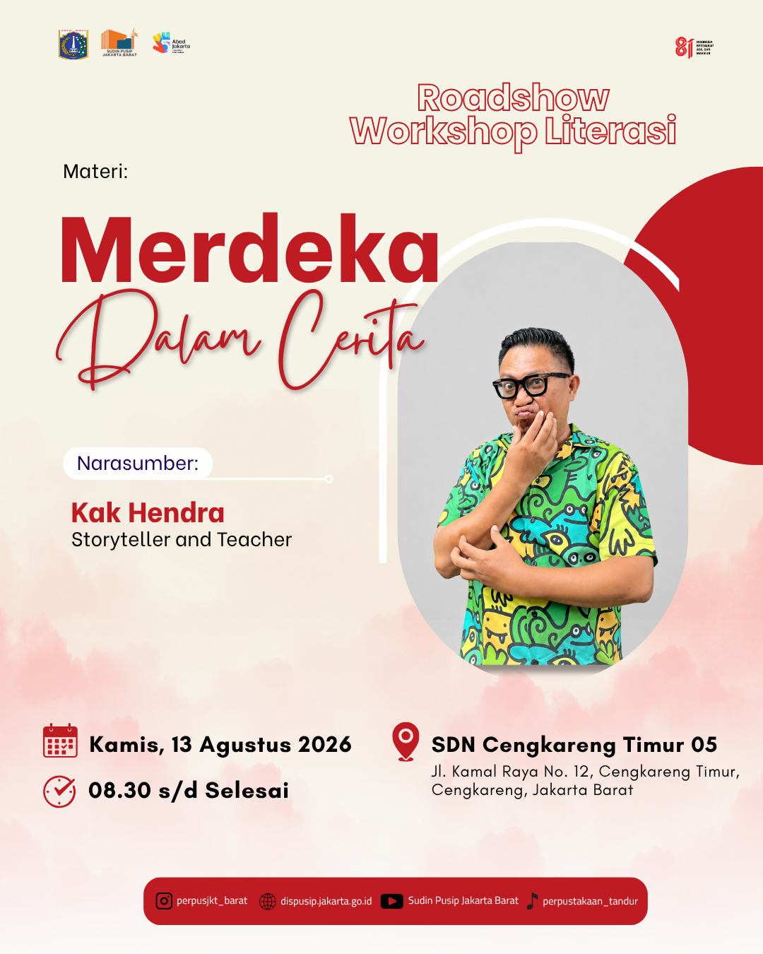 Roadshow Workshop Literasi "Merdeka Dalam Cerita"