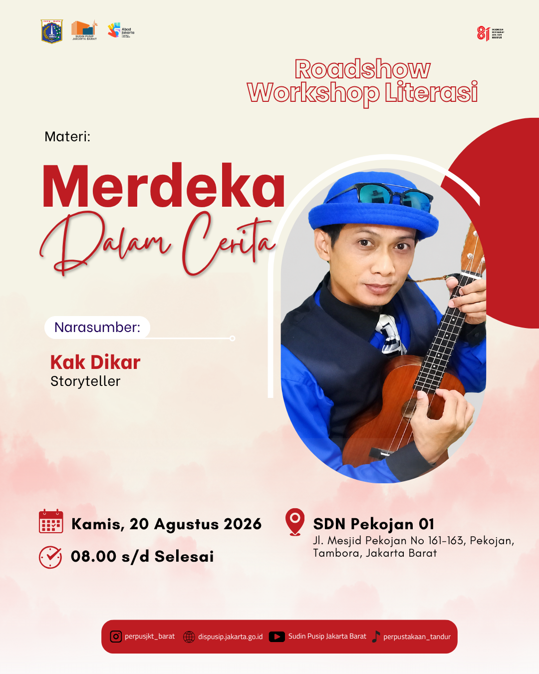 Roadshow Workshop Literasi "Merdeka Dalam Cerita"