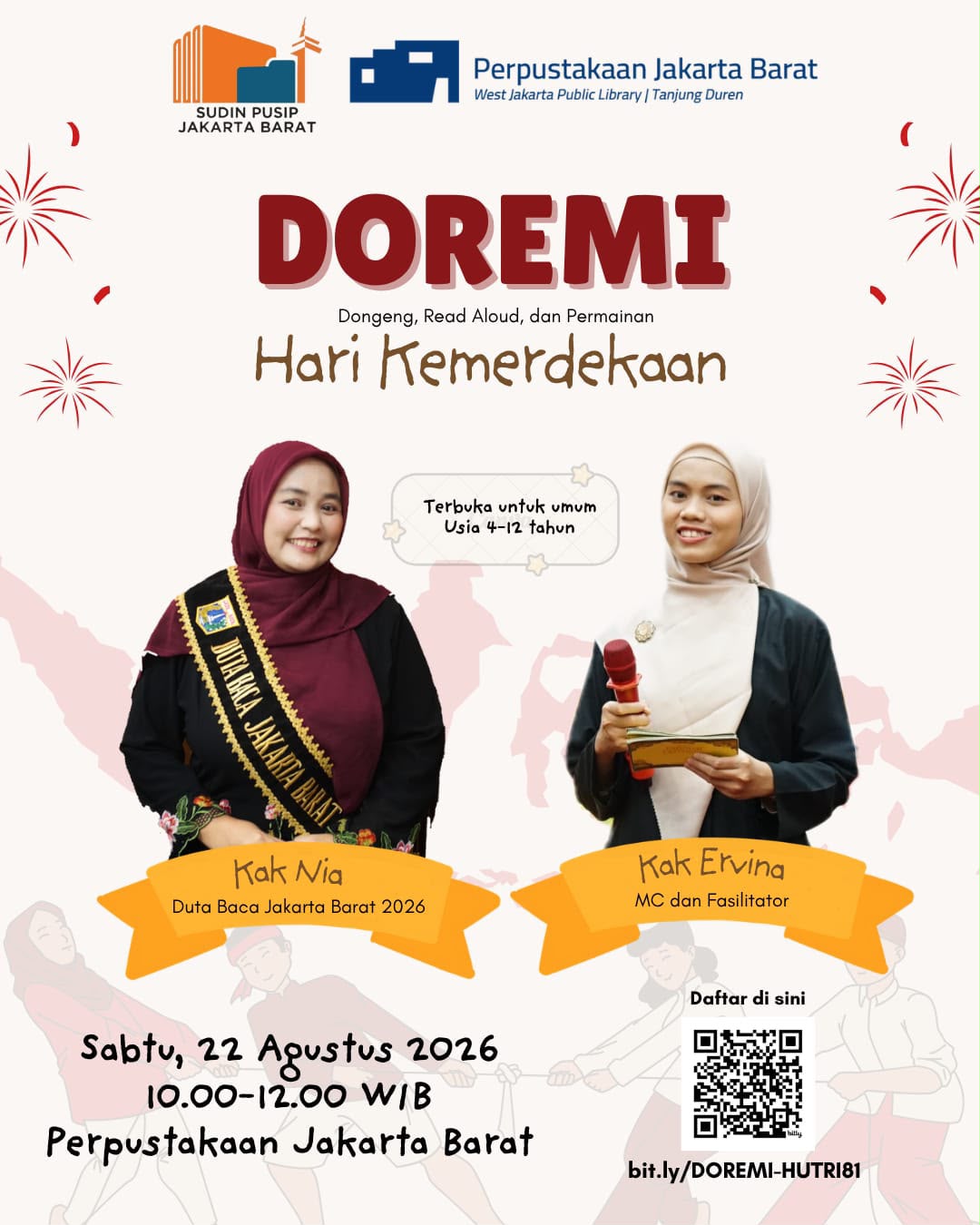 DOREMI (Dongeng, Read Aloud Dan Permainan) Hari Kemerdekaan