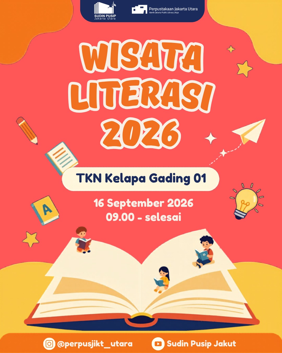 Wisata Literasi : Kunjungan TKN Kelapa Gading 01