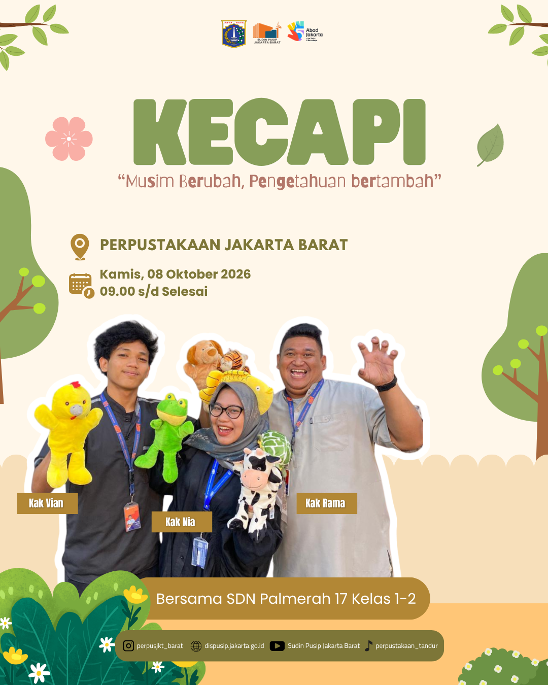 KECAPI (Kreasi, Eksplorasi Dan Cakap Berliterasi) Bersama SDN Palmerah 17