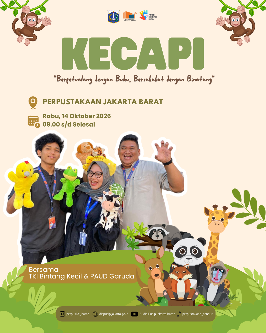 KECAPI (Kreasi, Eksplorasi Dan Cakap Berliterasi) Bersama TKI Bintang Kecil Dan PAUD Garuda
