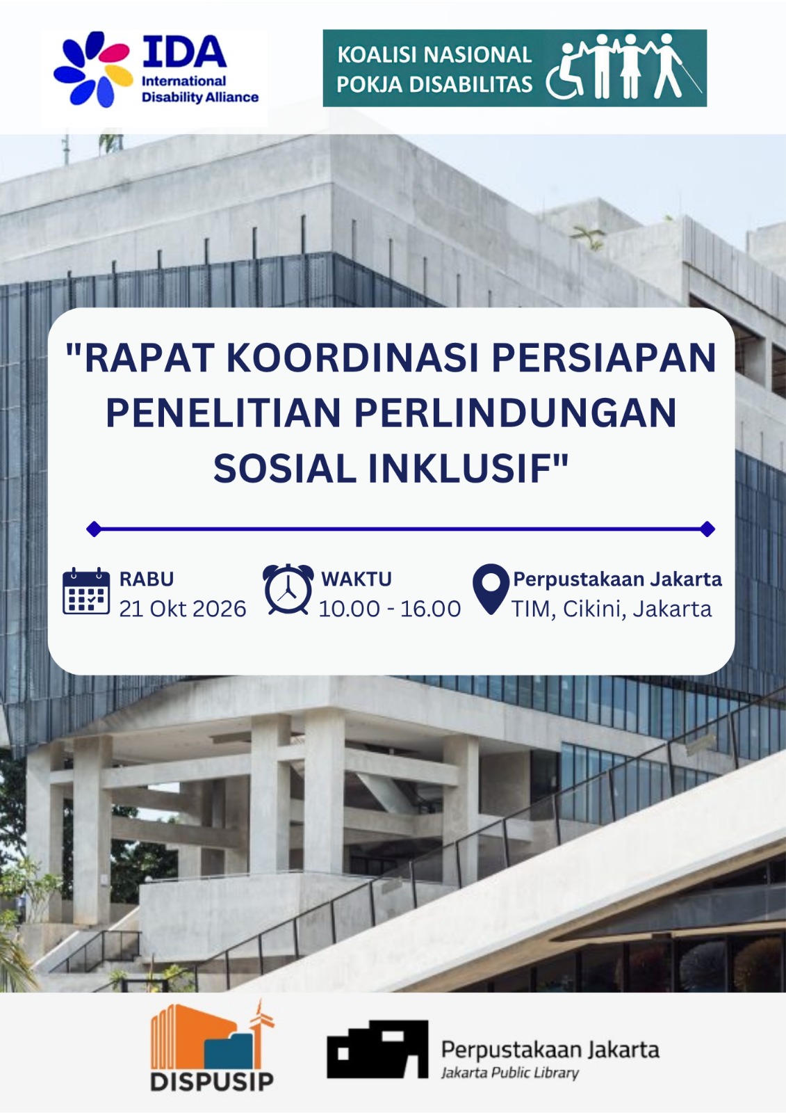 Rapat Koordinasi Persiapan Penelitian Perlindungan Sosial Inklusif